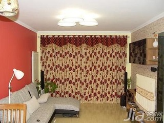 简约风格二居室5-10万70平米客厅沙发图片