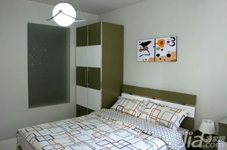 简约风格复式舒适5-10万80平米卧室卧室背景墙床新房平面图