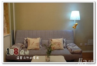 混搭风格一居室温馨5-10万50平米客厅沙发新房家居图片