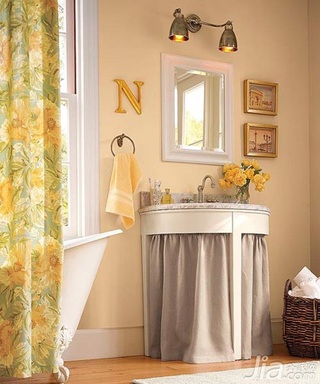 简约风格一居室3万以下50平米卫生间洗手台新房家居图片