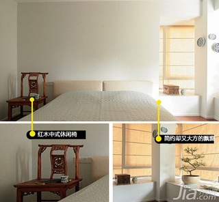 简约风格简洁15-20万120平米卧室床新房家装图片
