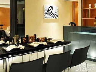 简约风格四房10-15万140平米以上餐厅餐桌新房设计图