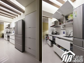 简约风格四房富裕型130平米厨房橱柜设计图