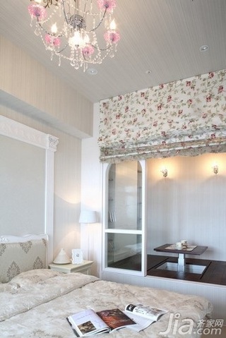 欧式风格40平米卧室床效果图