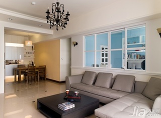 简约风格二居室简洁5-10万90平米客厅沙发背景墙沙发图片
