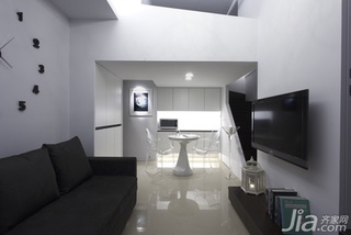 简约风格一居室简洁40平米客厅沙发效果图