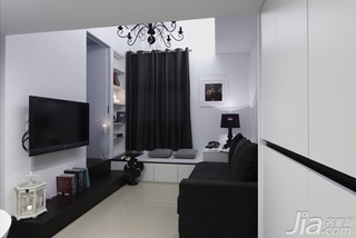 简约风格一居室40平米客厅沙发效果图