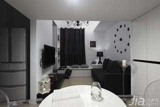 简约风格一居室40平米客厅沙发图片
