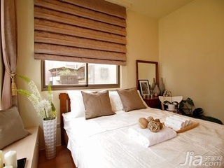 简约风格二居室60平米卧室飘窗床图片