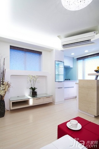简约风格一居室简洁5-10万40平米客厅沙发效果图
