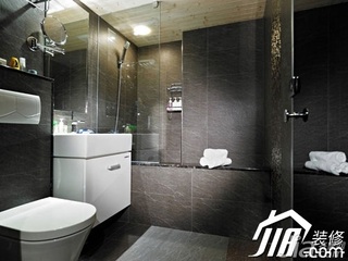 简约风格小户型简洁富裕型60平米卫生间洗手台二手房设计图