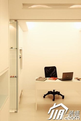 简约风格公寓经济型100平米书房书桌图片