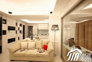 简约风格公寓经济型100平米客厅飘窗灯具效果图
