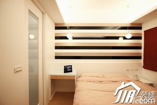 简约风格公寓经济型100平米卧室卧室背景墙床效果图