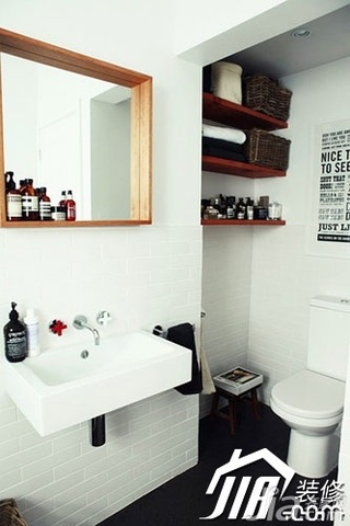 新古典风格二居室70平米卫生间洗手台图片
