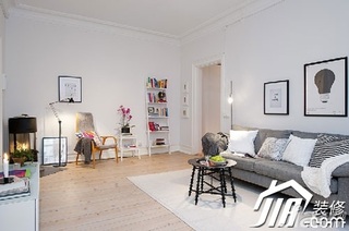 宜家风格小户型经济型客厅沙发效果图
