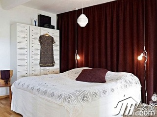 loft风格小户型经济型卧室床图片