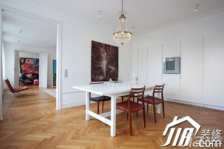 欧式风格一居室90平米餐厅灯具图片