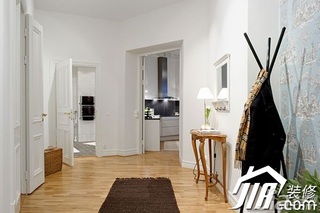 宜家风格二居室简洁富裕型过道壁纸效果图