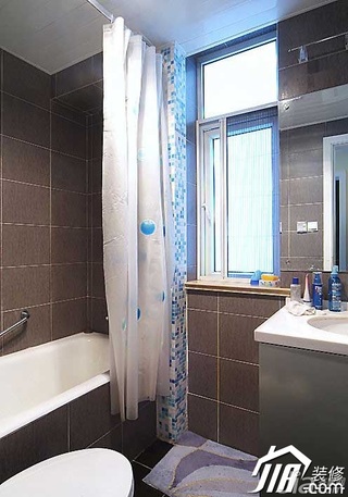 一居室简洁经济型60平米卫生间二手房家装图片