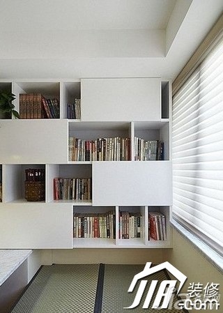 简约风格一居室富裕型60平米书架图片