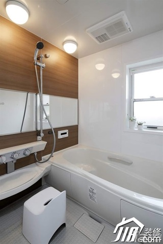 日式风格二居室70平米卫生间设计