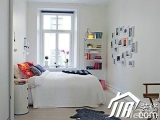 北欧风格90平米卧室卧室背景墙设计