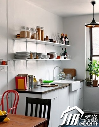 欧式风格二居室简洁5-10万60平米厨房橱柜订做