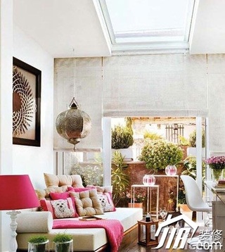 欧式风格复式舒适5-10万110平米客厅沙发图片