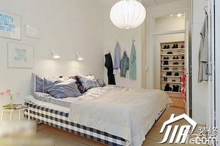 欧式风格小户型5-10万90平米卧室灯具图片