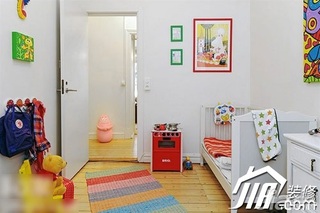 欧式风格小户型5-10万90平米儿童房儿童床效果图