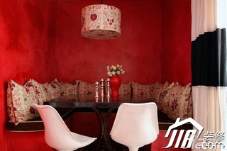 欧式风格别墅温馨豪华型餐厅餐桌图片
