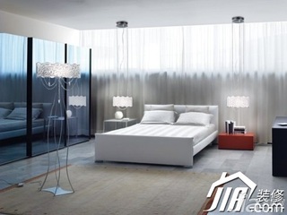 简约风格四房以上舒适豪华型卧室床效果图