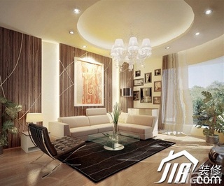 东南亚风格别墅简洁豪华型140平米以上客厅沙发效果图