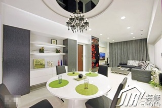 简约风格公寓简洁富裕型120平米餐厅餐桌效果图