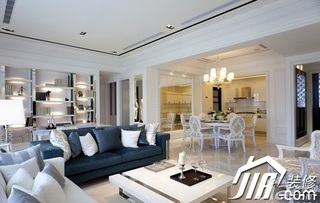 混搭风格公寓简洁富裕型130平米客厅沙发图片
