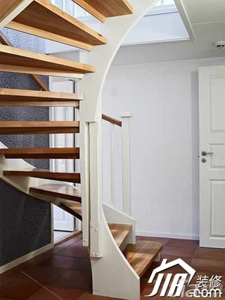 简约风格复式豪华型130平米楼梯设计