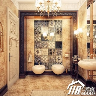 简约风格公寓豪华型120平米卫生间洗手台图片
