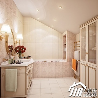 简约风格公寓豪华型120平米卫生间洗手台效果图