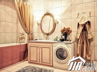 简约风格公寓豪华型120平米卫生间洗手台效果图