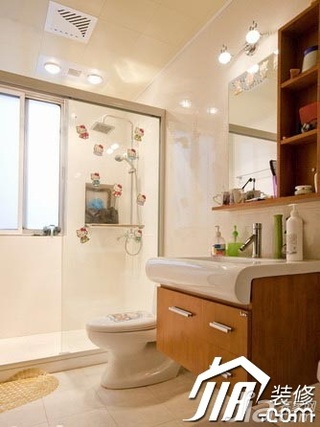 混搭风格公寓5-10万100平米淋浴房设计