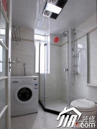简约风格公寓简洁5-10万80平米卫生间装修