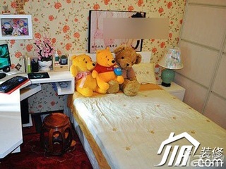 中式风格二居室3万-5万卧室床图片