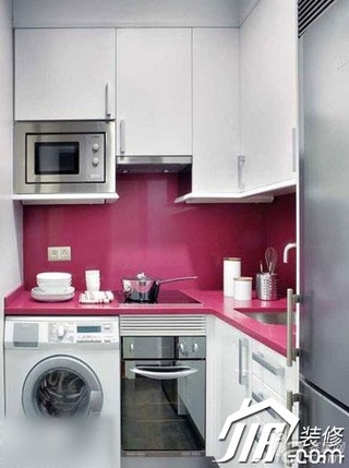 简约风格小户型3万-5万50平米厨房橱柜安装图