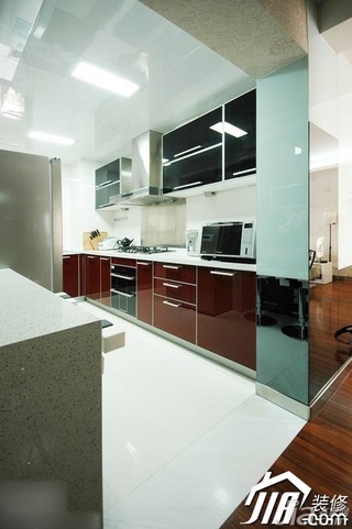 简约风格复式10-15万110平米厨房橱柜设计图