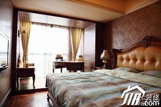 新古典风格别墅豪华型卧室床图片