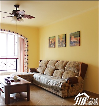 混搭风格公寓经济型100平米客厅沙发背景墙沙发图片