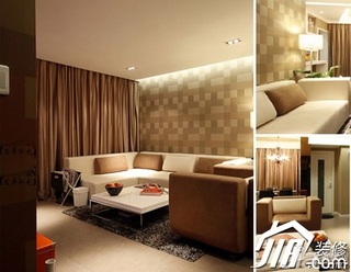 简约风格公寓经济型120平米客厅沙发效果图