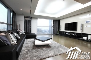 简约风格公寓富裕型100平米客厅吊顶沙发效果图