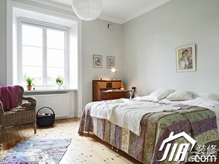 简约风格公寓经济型60平米卧室床效果图